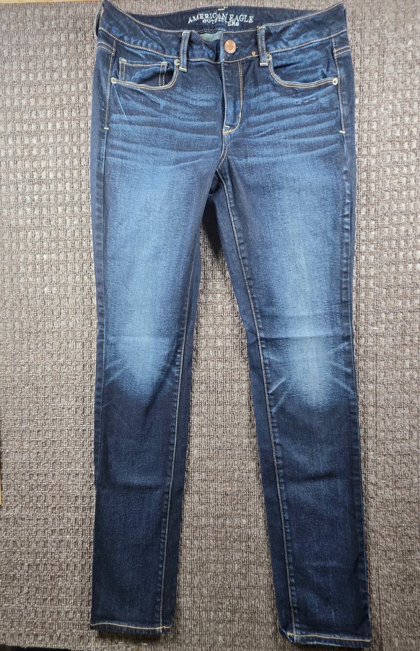 American Eagle Outfitters Skinny Stretch Blue Jeans Size 10